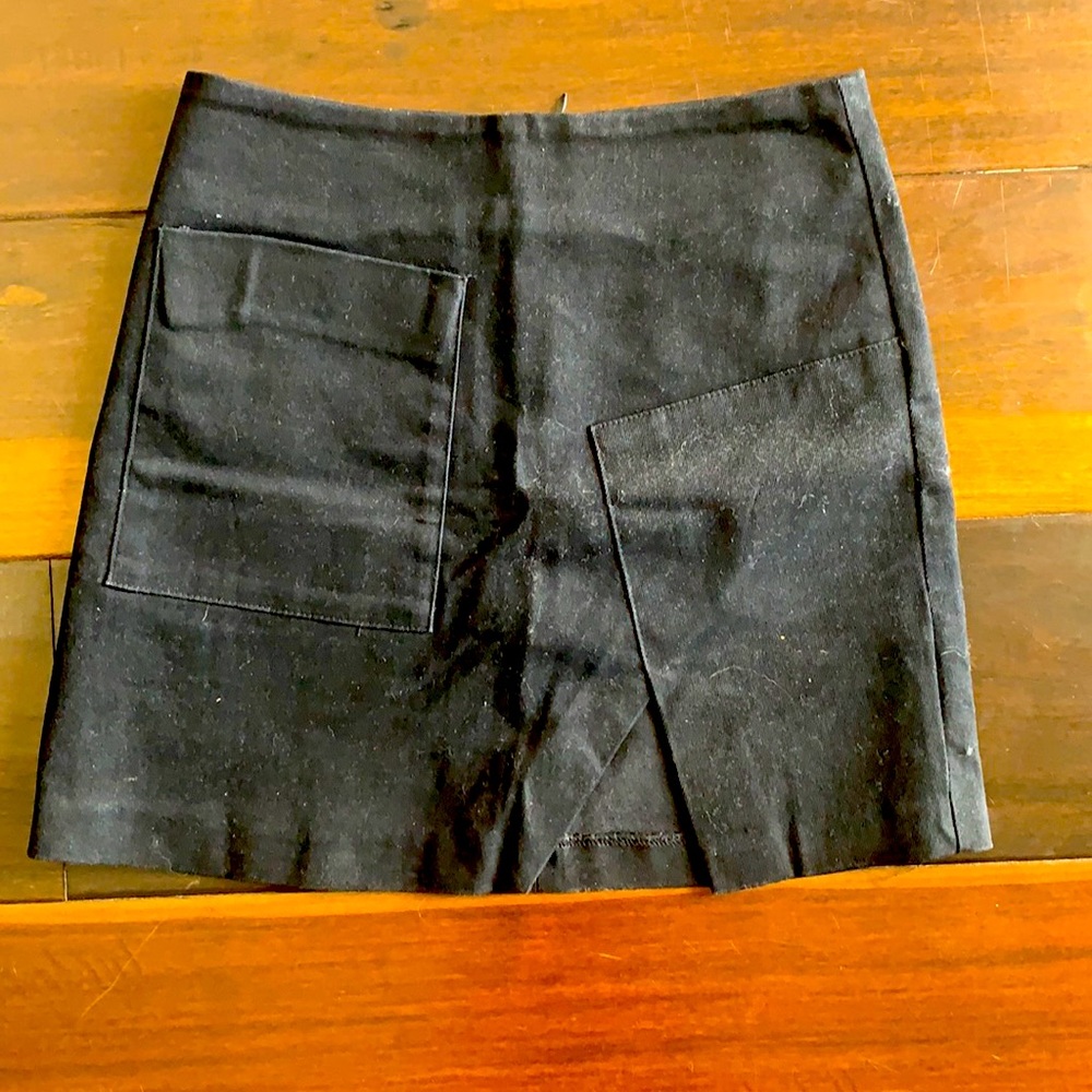 Black miniskirt